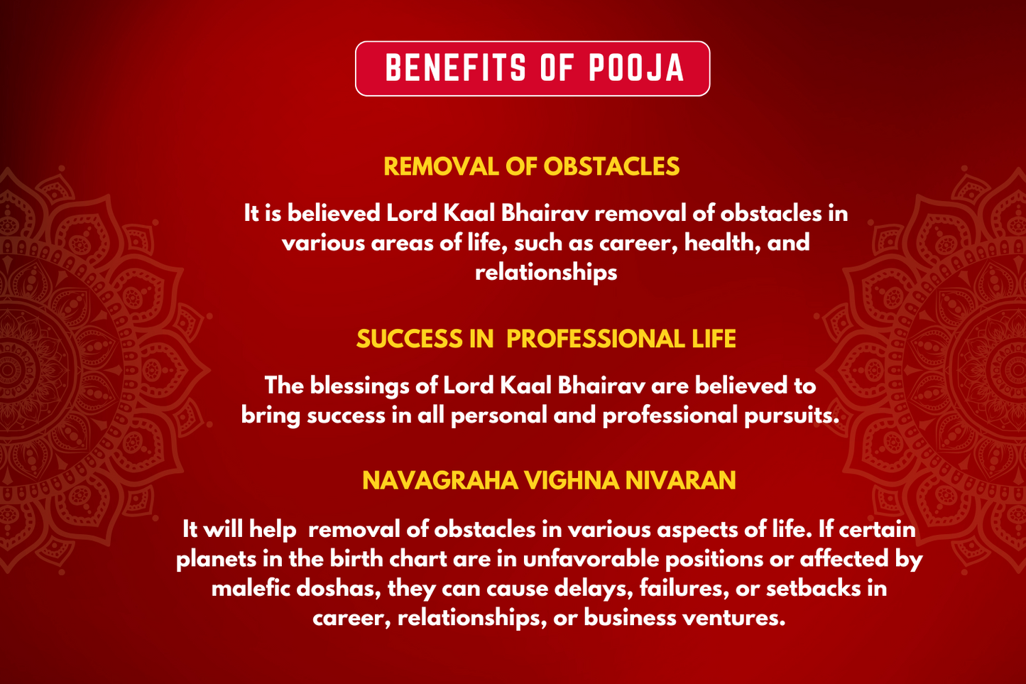 Puja For Protection , Good Luck & Navagraha Dosha Mukti at Vikrant Bhairav Temple, Ujjain