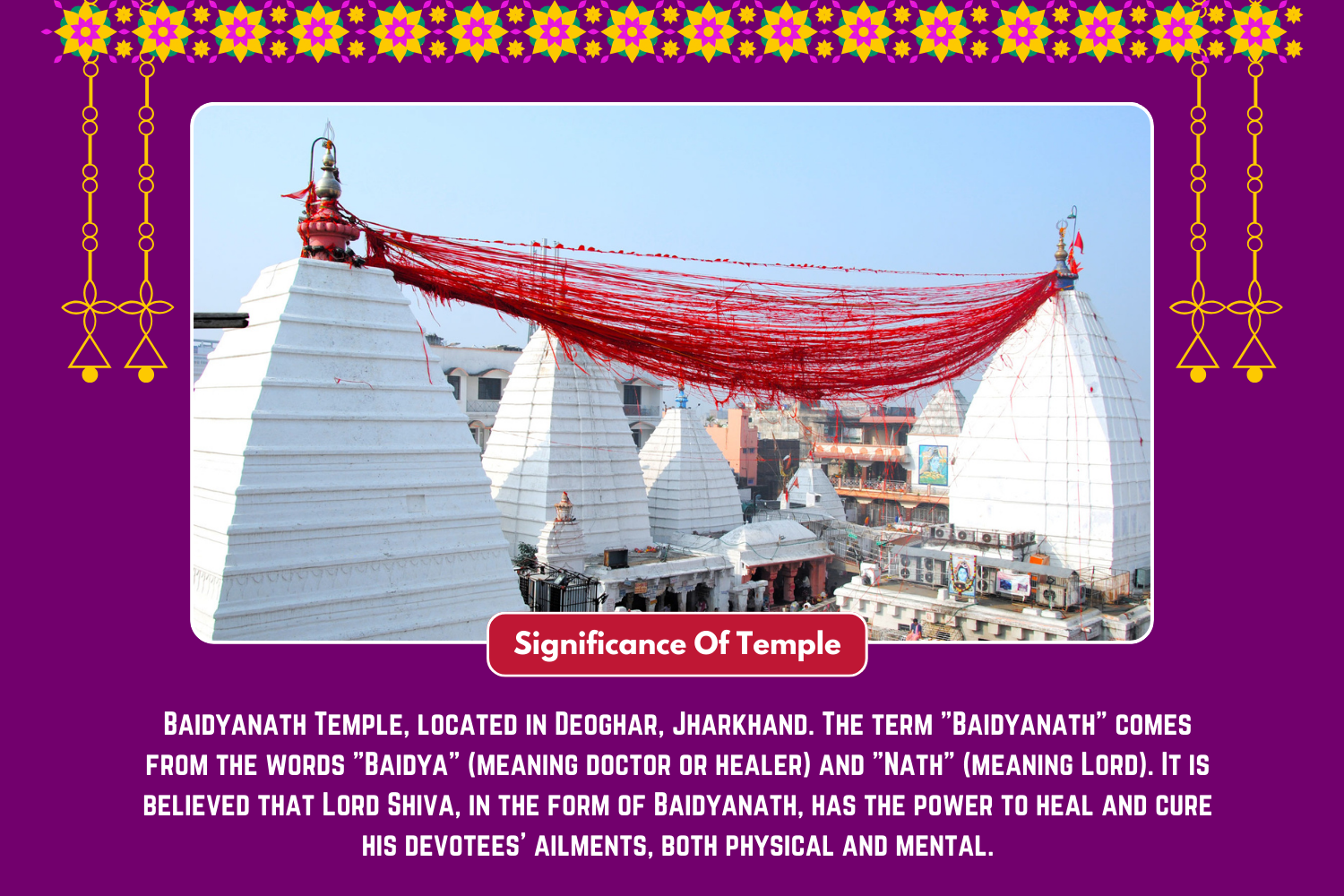 Puja For Personal & Career Growth , Protection From illness at Baidyanath Temple OmVaikuntha