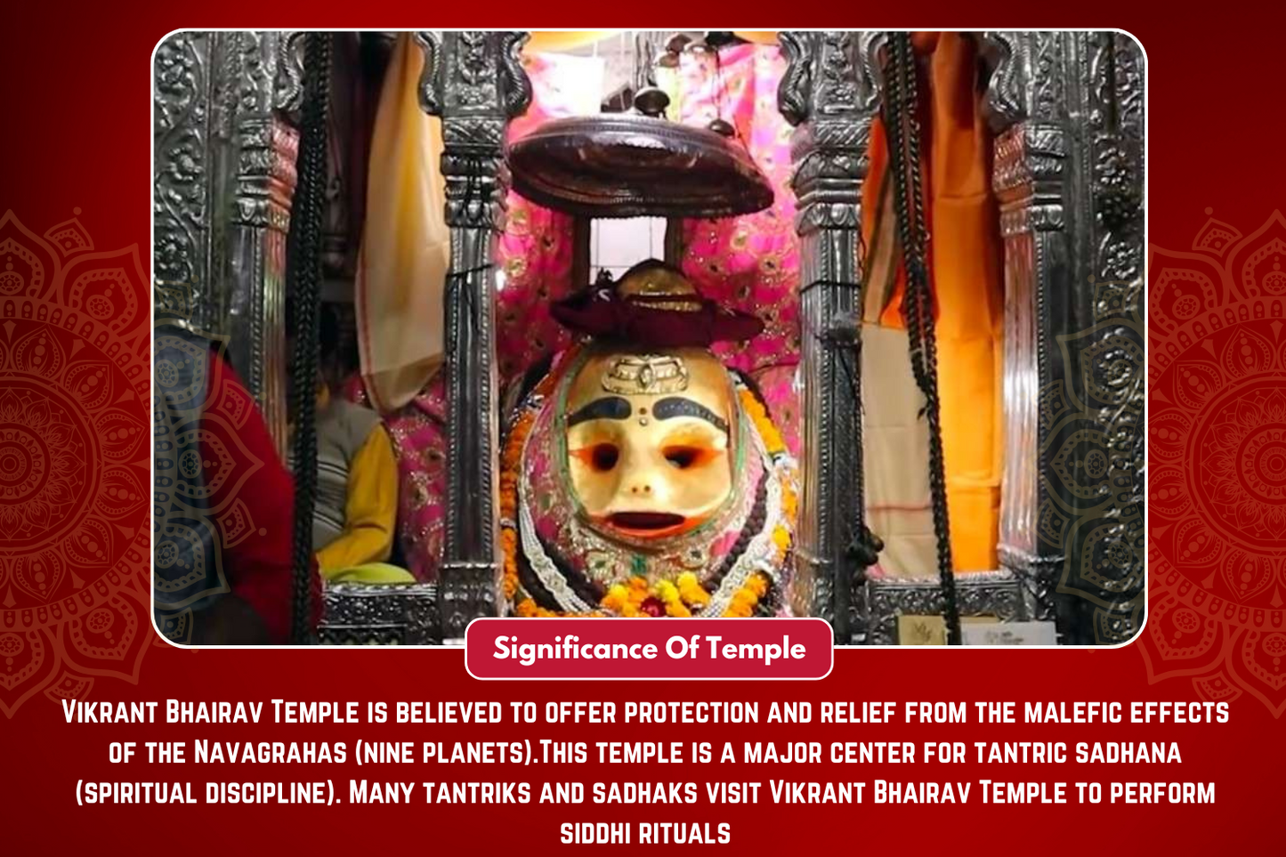 Puja For Protection , Good Luck & Navagraha Dosha Mukti at Vikrant Bhairav Temple, Ujjain