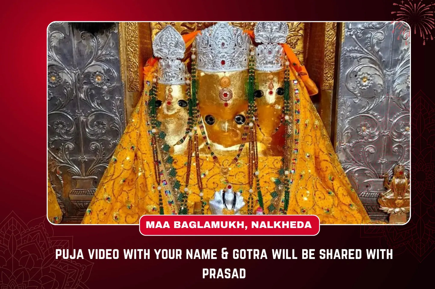 Puja For Victory, Protection From Evil Energies at Maa Baglamukhi Temple, Nalkheda OmVaikuntha