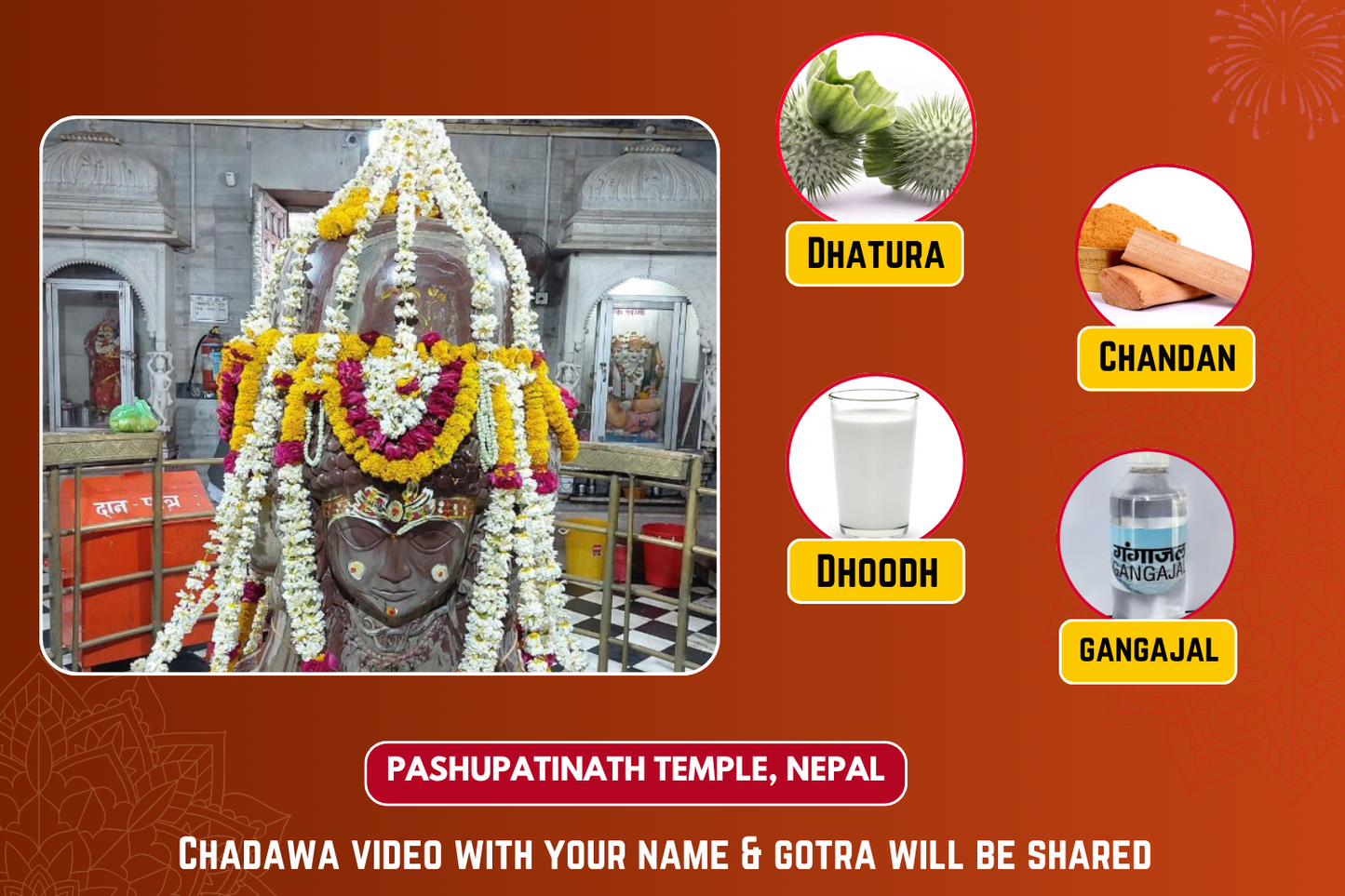 नेपाल के पशुपतिनाथ मंदिर में ग्रह दोष, करियर में वृद्धि, स्वास्थ्य समस्याओं के लिए पूजा