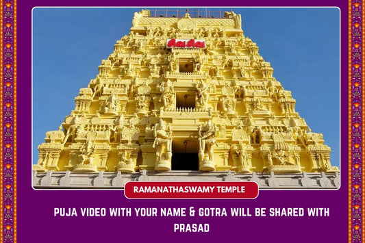 Puja For Ancestral Blessings, Past Sins at  Ramanathaswamy Temple, Rameswaram OmVaikuntha