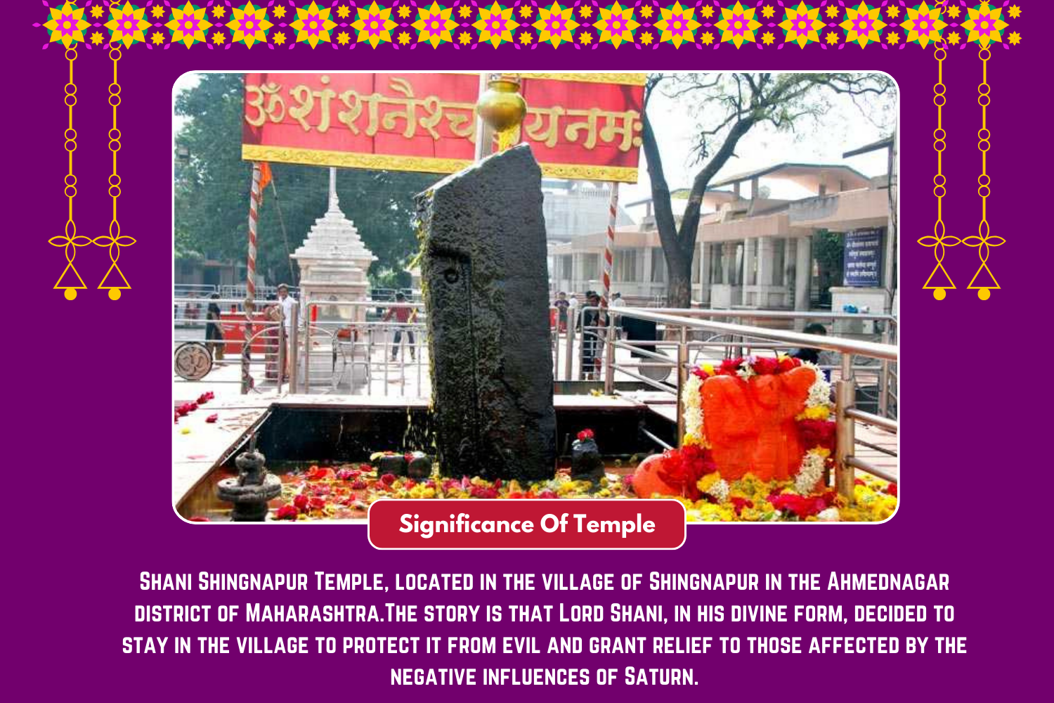 Puja For Shani Sade Sati , Relief From Obstacles and Delay at Shani Shingnapur Temple , Ahmednagar OmVaikuntha