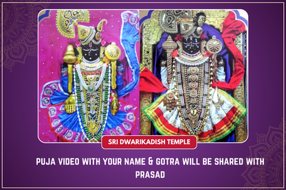 Puja For knowledge , Early marriage & Past Sin Mukti at Sri Dwarikadish Temple OmVaikuntha